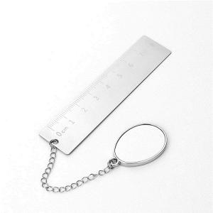 Quality Sublimation Blank Metal Bookmark With Ruler Custom Photo Printing Bookmark wholesale