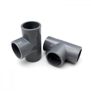 China UPVC PVC Cross Tee Elbow Solvent Joint Pipe Fitting ( DIN PN10 ) on sale