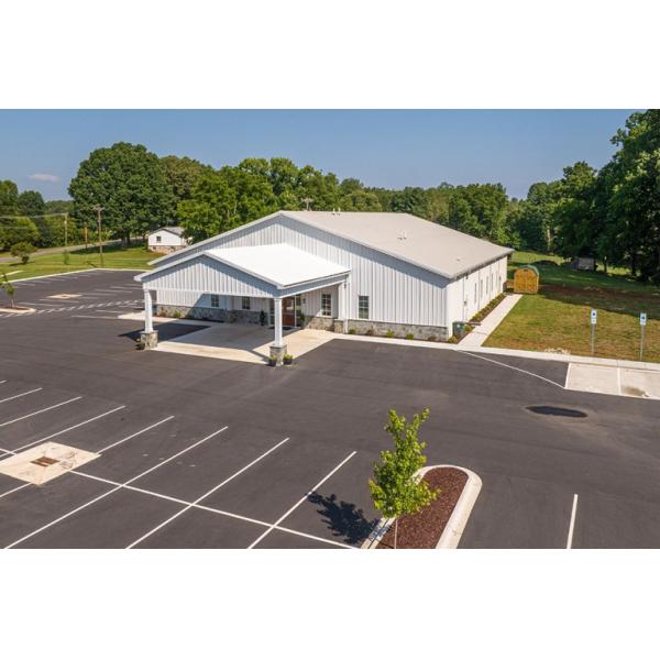Cheap Popular Gable Frame Church Modern Metal Structure Steel Building for sale