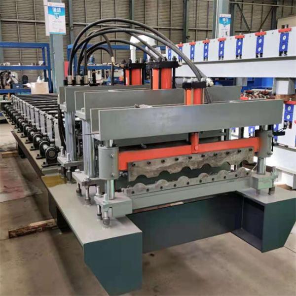 Cheap Color Coated Glazed Tile Roll Forming Machine 20m/min Roofing Sheets Making Machine for sale