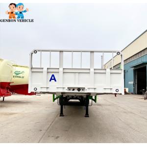 3 axles container flat bed semi trailer with twist locks