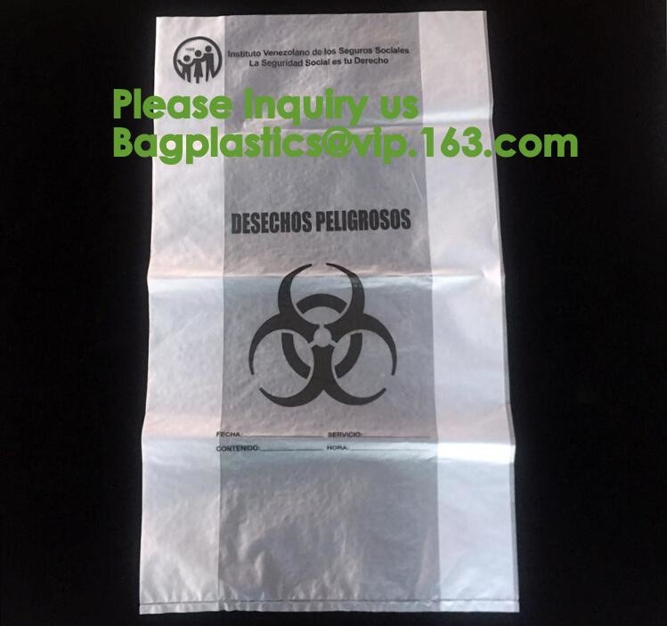 Bio Hazard Tote Bags,Stick-on Red Bio Hazard Waste Bags 6" x 6" 200/Bx,Shop Bio Hazard Shoulder bags online bagease pack