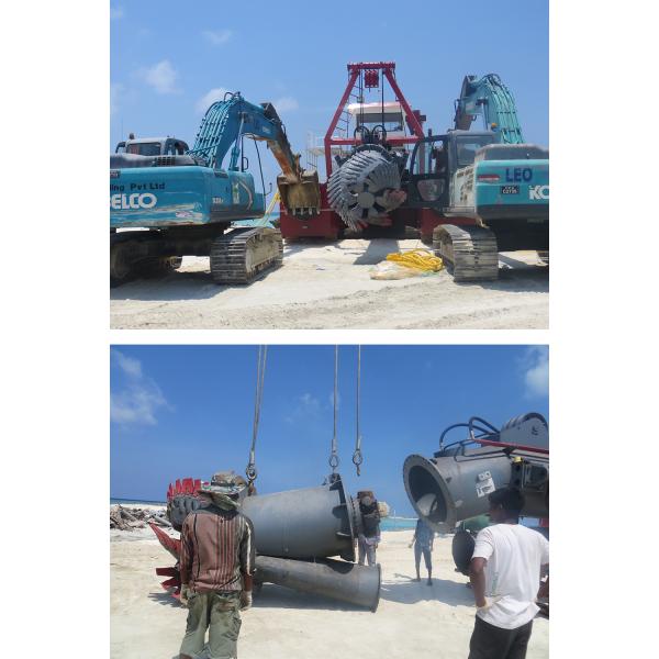 JMD550 22inch cutter suction dredger working site