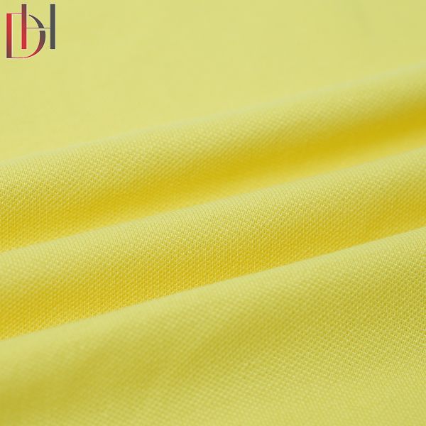 Custom High-quality 200G/M² Woven 96% Cotton 4% Spandex Polo Shirt Pearl Textile Fabric Factory