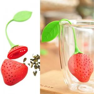 China Lightweight Silicone Tea Strainer Infuser Multicolor Harmless on sale