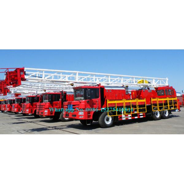 Full Hydraulic Drilling Machine / Truck Mounted Drill Rig 261kW Engine Power