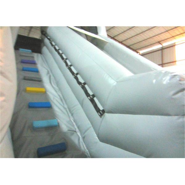 Closed inflatable bus standard slide hot fire truck inflatable dry slide fire fighting truck inflatable slide