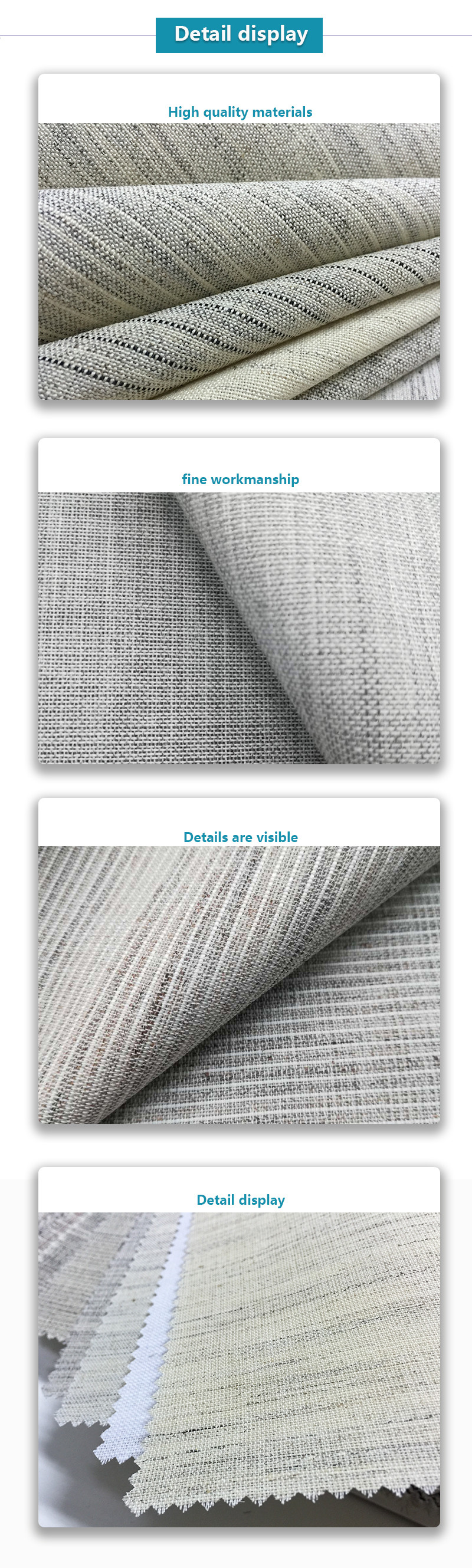 50cm - 150cm Width Horse Hair Canvas Interlining For Suit Cloth And Chest Lining