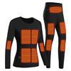 Quality Winter Men Warm Electric Heating Suit Set Heating USB Heated Thermal Underwear wholesale