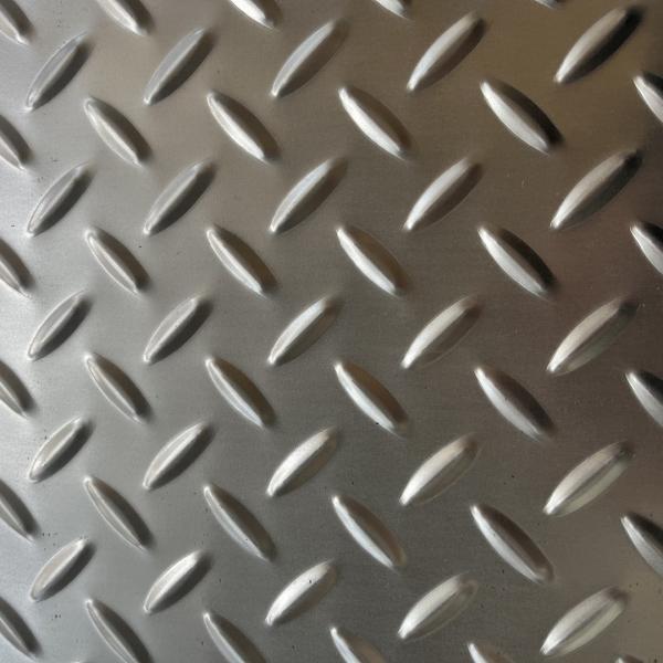 Diamond Chequered Checkered Embossing ASTM AISI 201 304 Pattern 1220*2440mm 1500*6000mm