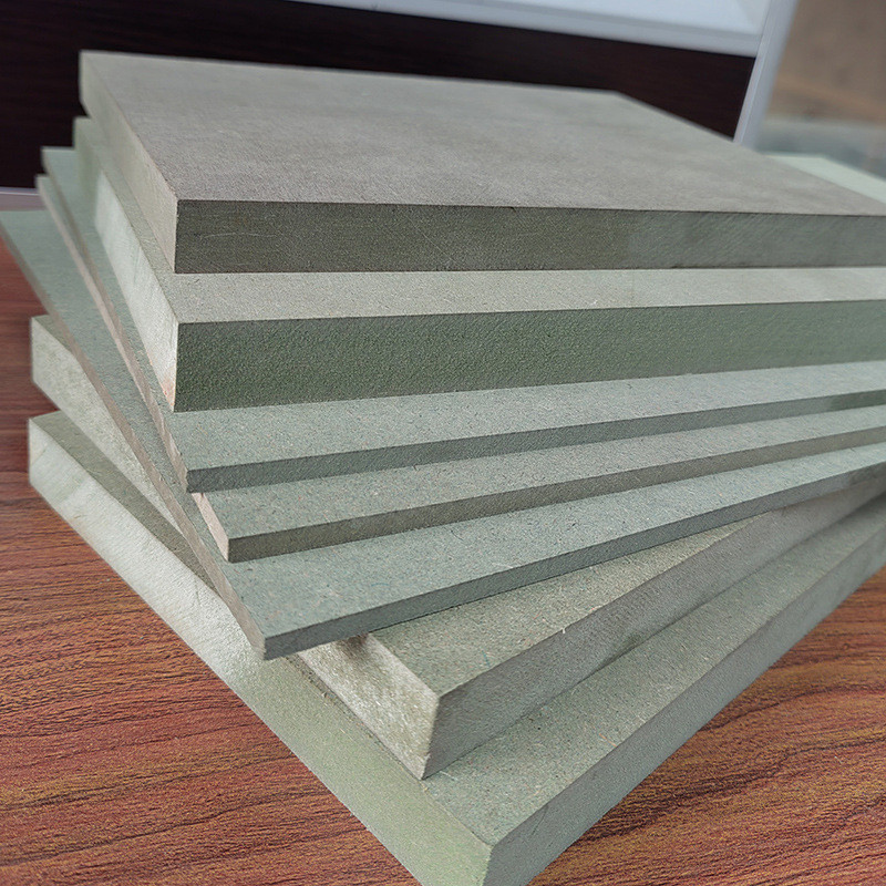 Quality HMR Melamine Laminated MDF 3mm Waterproof Green MDF Board Customized wholesale