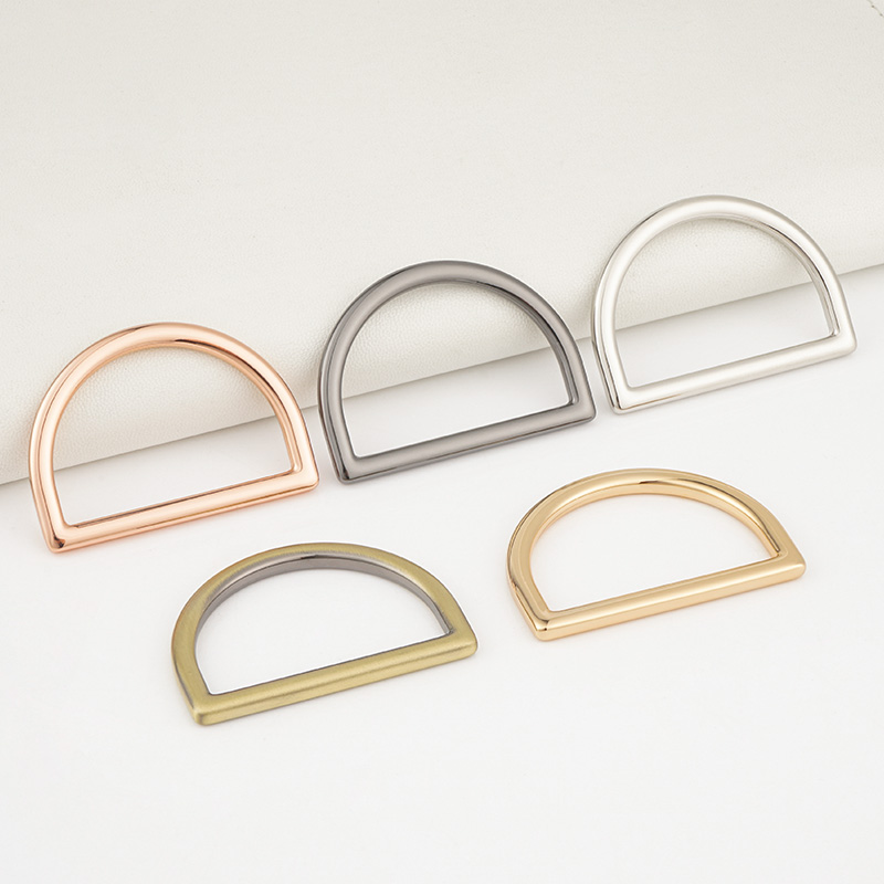 Custom Color D Ring Bags 38mm Silver Gold Metal D Buckle with User-Friendly Design