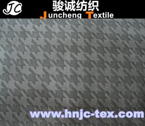 Quality Polyester Knit Burnout Design Velvet Fabric Houndstooth Car Mat/ sofa upholstery /apparel wholesale