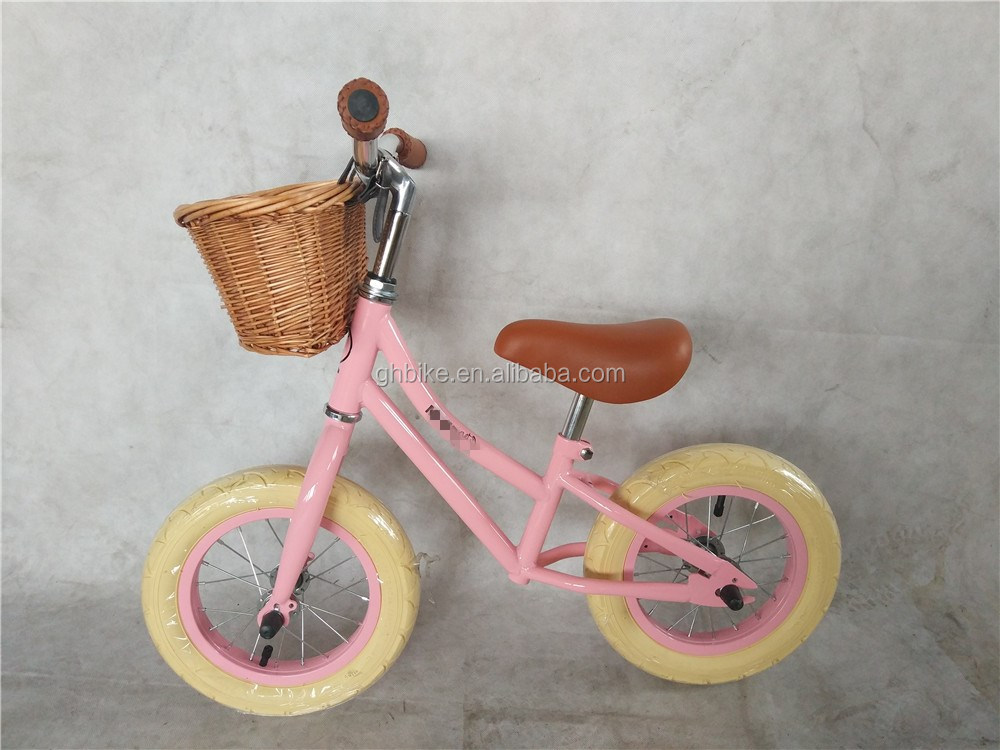 Steel Fork Material Banwood Retro Kids Balance Bike 12 Customize and with 12 Inch