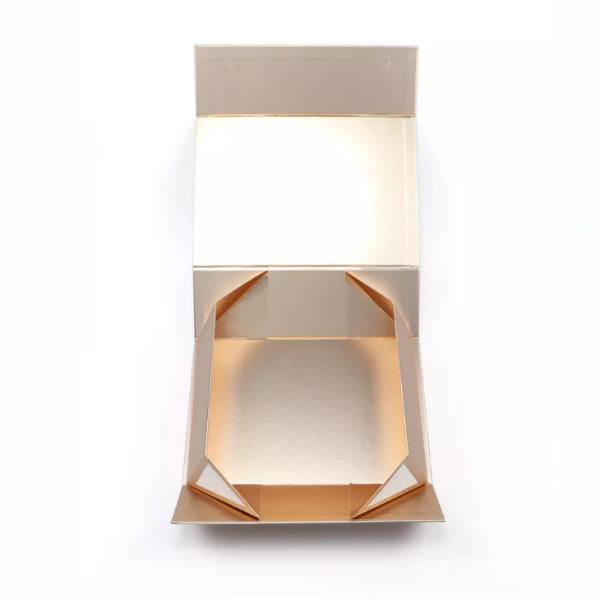 Luxury Collapsible Rigid Gift Box Foldable Cardboard For Cosmetic / Essential Oil