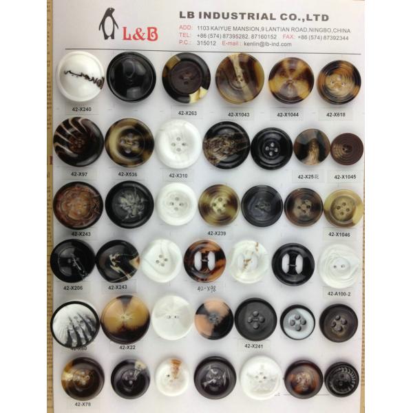 Wholesale 14L-80L Custom made solid white polyester chalk button with logo