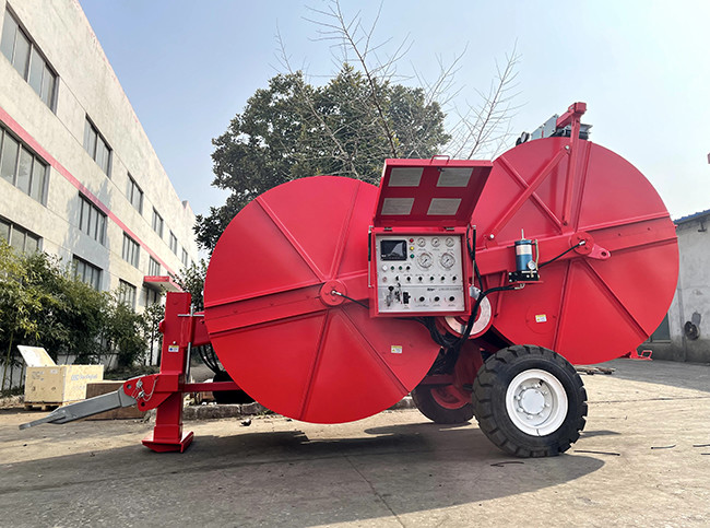 77KW Hydraulic Cable Tensioner With 4BT3.9 Engine Wire Stringing Equipment