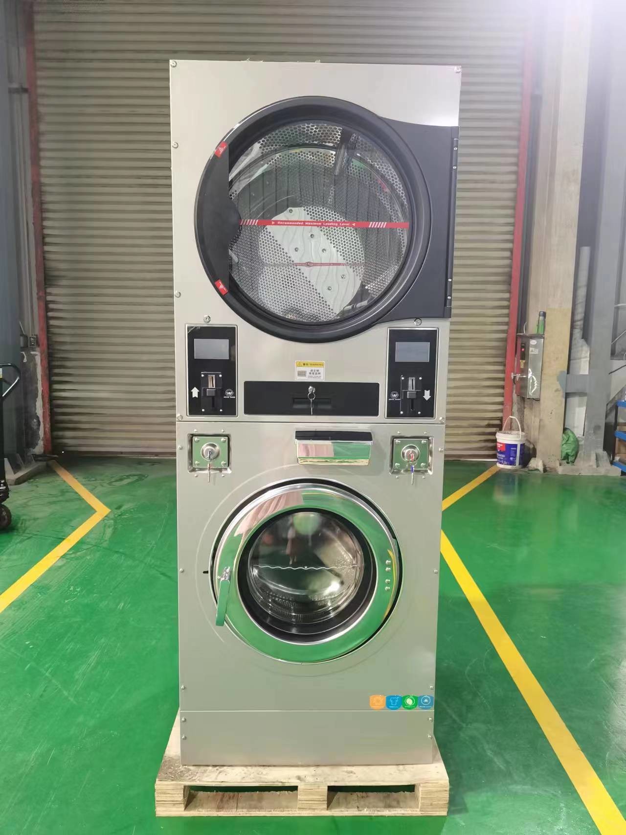 Laundromat Clothes Washer and Dryer Coin Operated Washing Machine ,Commercial