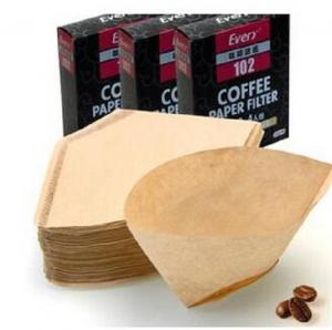 China OEM Food Grade Brown Cone Coffee Filter 49x163 mm on sale
