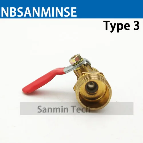 Ball Valve Air Compressor Parts G 1/2 G 1/8 1PC NBSANMINSE