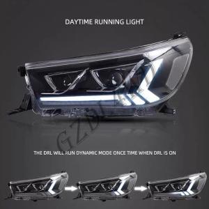 Clear Lens 4x4 Driving Lights , Toyota Hilux Revo Rocco 2015 LED DRL Projector