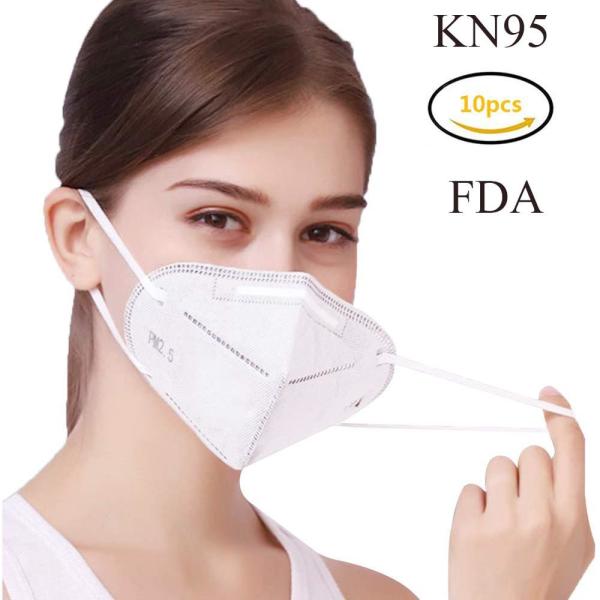 High Filtration Efficiency Kn95 Face Mask , Foldable Disposable Medical Mask