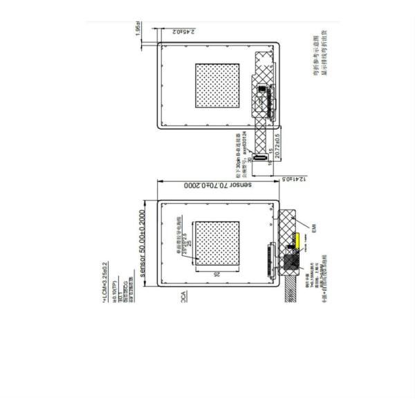 2.8 Inch 480*640 Resolution, Lcd Tft Module MIPI Interface Driving IC ST7701SN-G5-1