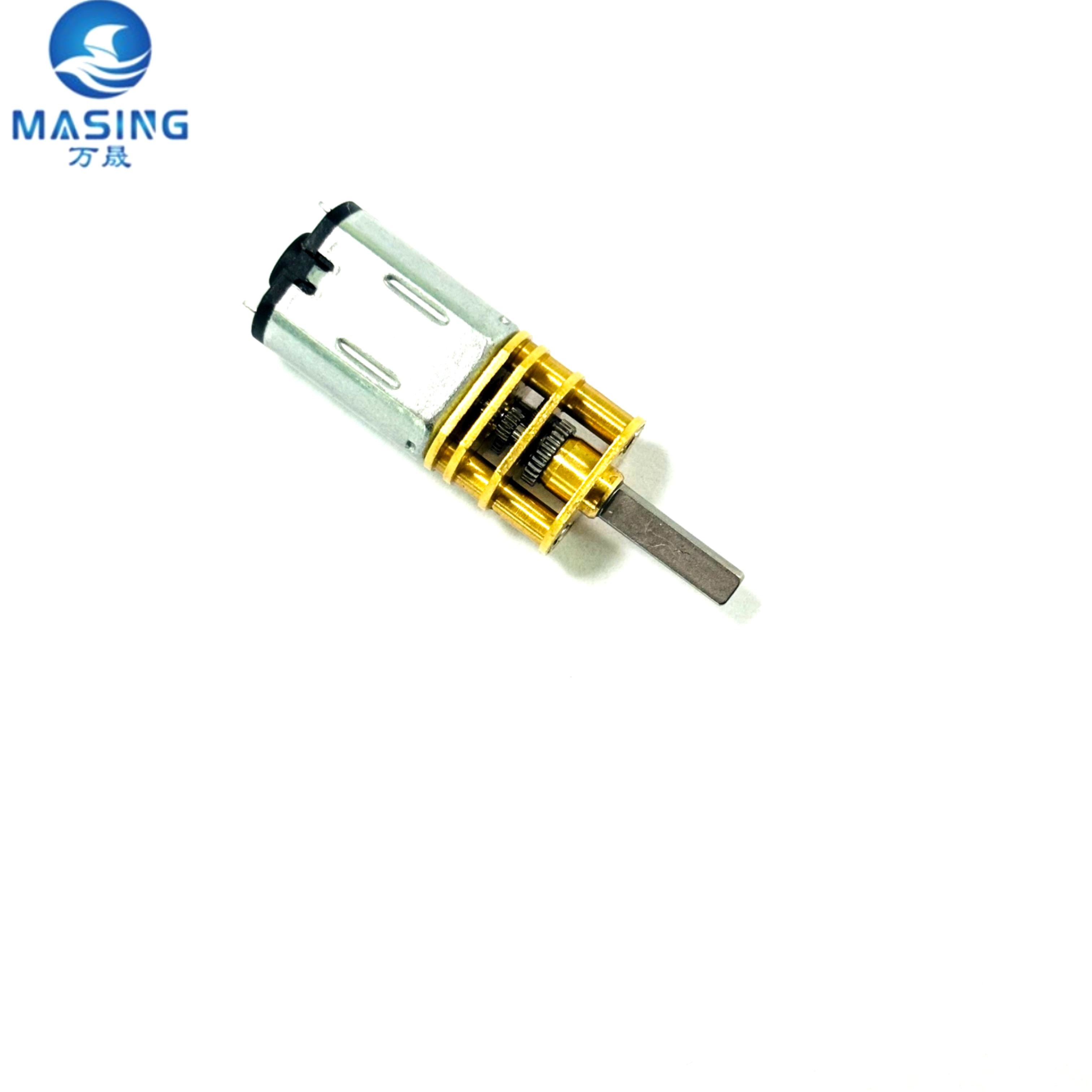 Micro 10mm Gearbox Gear Motor FF-M10 3V DC Gear Reduction Motor For Fan Brush