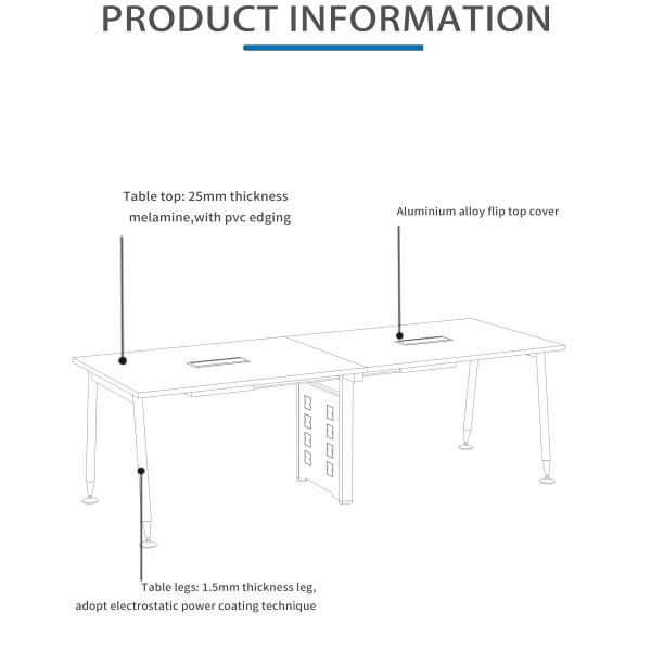 Customizable and Modern Office Conference Table for a Professional and Productive Work Environment