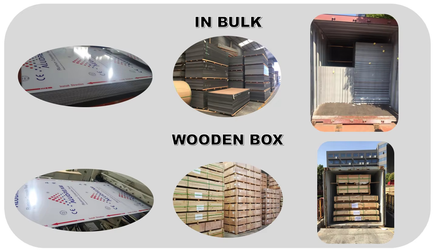 1220MM 2440MM Wood Grain Aluminium Composite Interior Metal Wall Panel Acm Composite