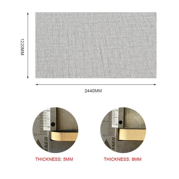 Waterproof Fabric Bamboo Charcoal Wood Veneer Wall Panels Mould Proof