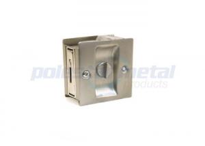 Quality Modern Decorative Door Hardware Brushed Nickel Sliding Door Pull With Lock 82mm wholesale