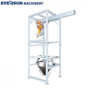 Quality 1 - 4 Ton Large Bags Stainless Steel Unloading Station For Peanut Rice Husk wholesale