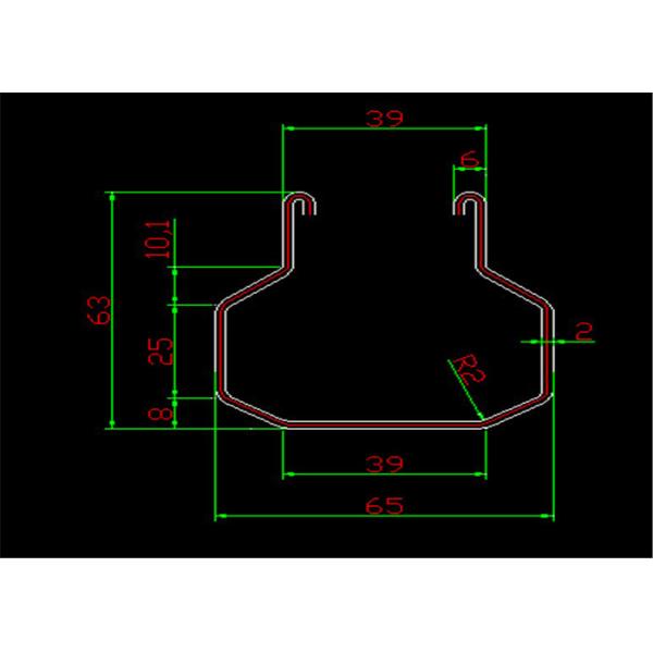 Column Door Frame Roll Forming Machine 14mm Plate Gear Driving PLC Controller