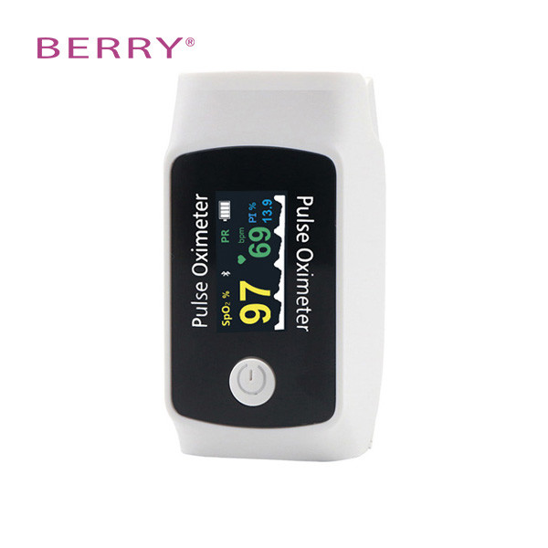 China White Finger Tip Pulse Oximeter TFT LCD Screen on sale