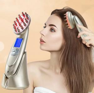 China Hair Brush Electric Laser Hair Growth EMS Comb Infrared Massage Comb on sale