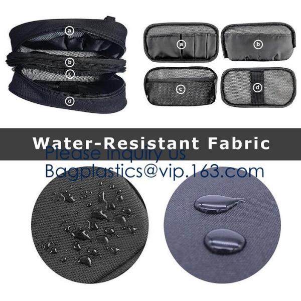 Travel Premium Odor Weed Pouch Smell Proof Bag Case With Mesh Divider Pockets Active Carbon Smell Proof Bag Water Repell