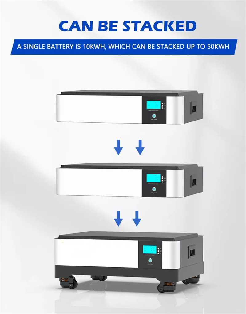 LiFePO4 Lithium Battery 51.2V 10KWH 20KWH 30KWH 50KWH Solar Energy Storage Lithium Battery OEM ODM LiFePO4 Battery