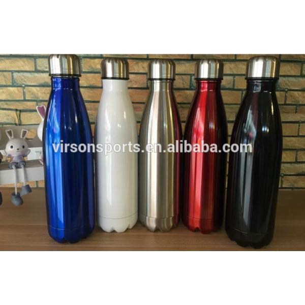 Virson Vacuum insulated Coke Shape 350/500/750ml stainless steel water bottle