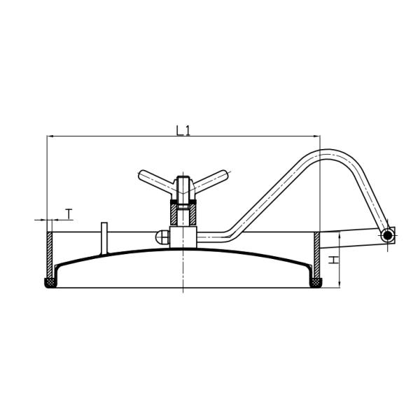SS316L Tank Manhole Cover