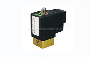 Quality 1.5mm G1/4&quot; Three Way Miniature Solenoid Operated Directional Control Valve For Nitrogen wholesale
