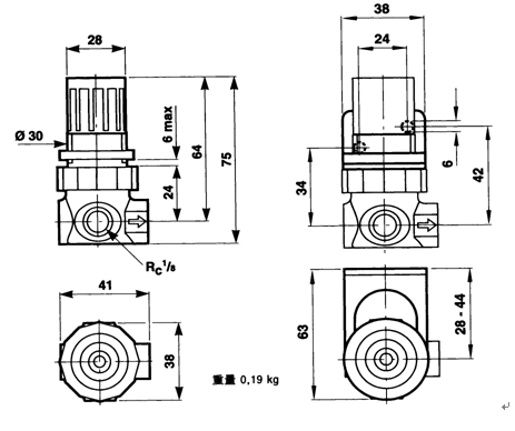 G3/8" Air Filter Regulator And Lubricator With Brass Filter Element