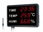 Time temperature humidity Simultaneously Digital Thermometer And Hygrometer For