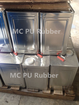 60 Shore Two Part Polyurethane Liquid Rubber For Making Concrete Stamp Mats
