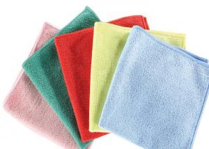China Customer Logo Microfiber Terry Towel Universal Cleaning Cloth For Bathroom on sale