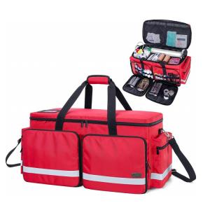 China Oxygen Tank Empty Nylon Medical First Aid Bag Emergency Bag With Compartment on sale