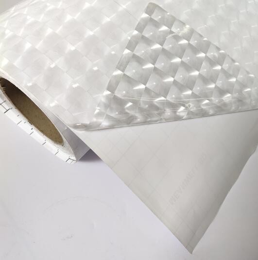 Honeycomb Seamless Photo Advertising Grade Traffic Sign Lettering Adhesive Reflective Film