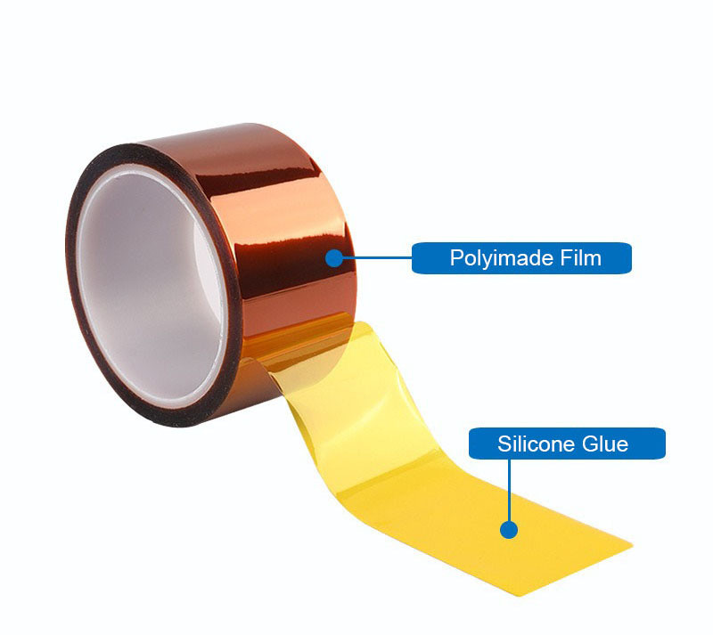 0.05mm Amber PI Polyimide Film Tape Insulated Silicone Tape 260℃