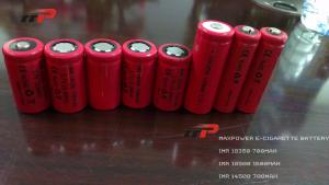 China IMR 18350 700mAh Lithium Ion Rechargeable Batteries 3.7V 2.6WH E-Cigarette on sale