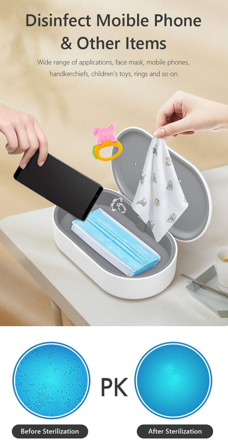 Multifunction 15W UVC Cell Phone Sanitizer Charger